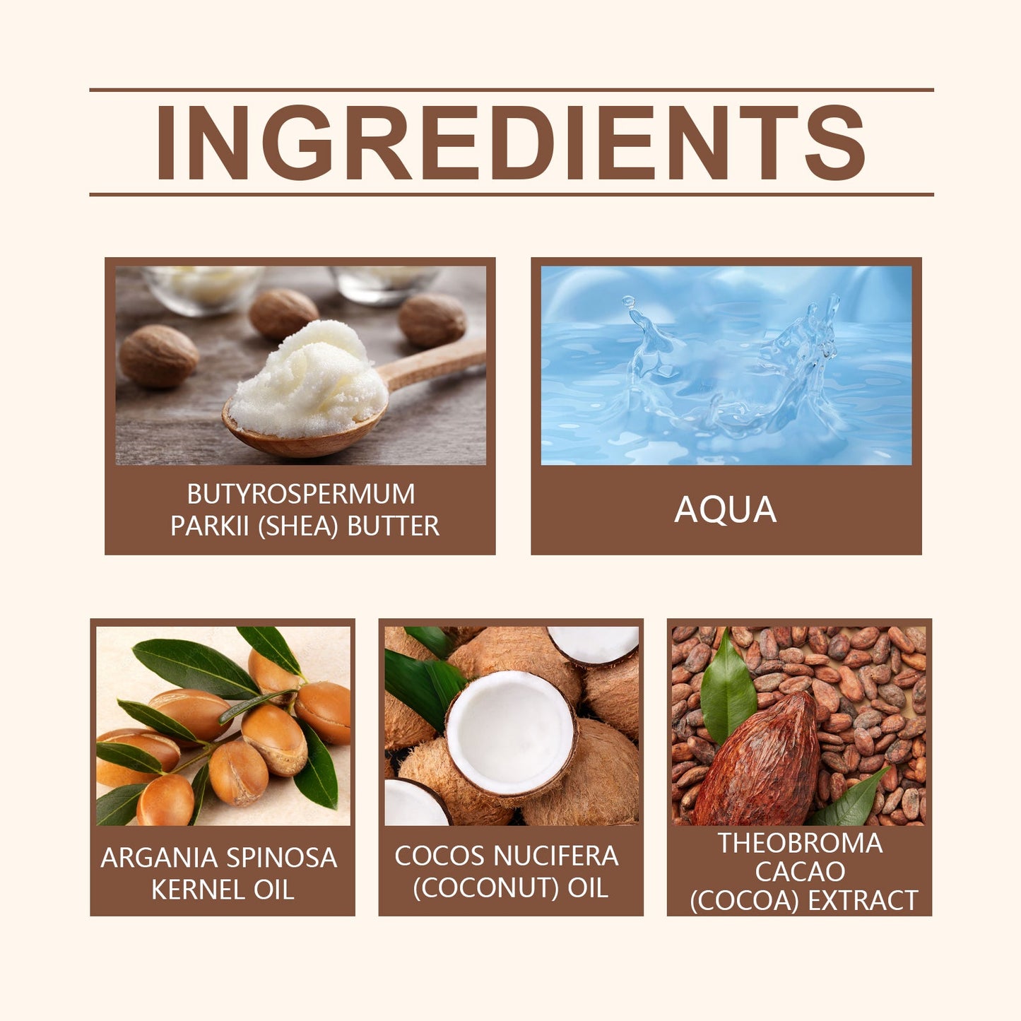 Coconut Cocoa Moisturizing Butter Moisturizer Moisturizes Body Care Gentle And Tender Skin - Korvel