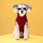 Autumn and winter pet dog cat warm solid color classic Fried Dough Twists sweater thickened turtleneck sweater - Korvel