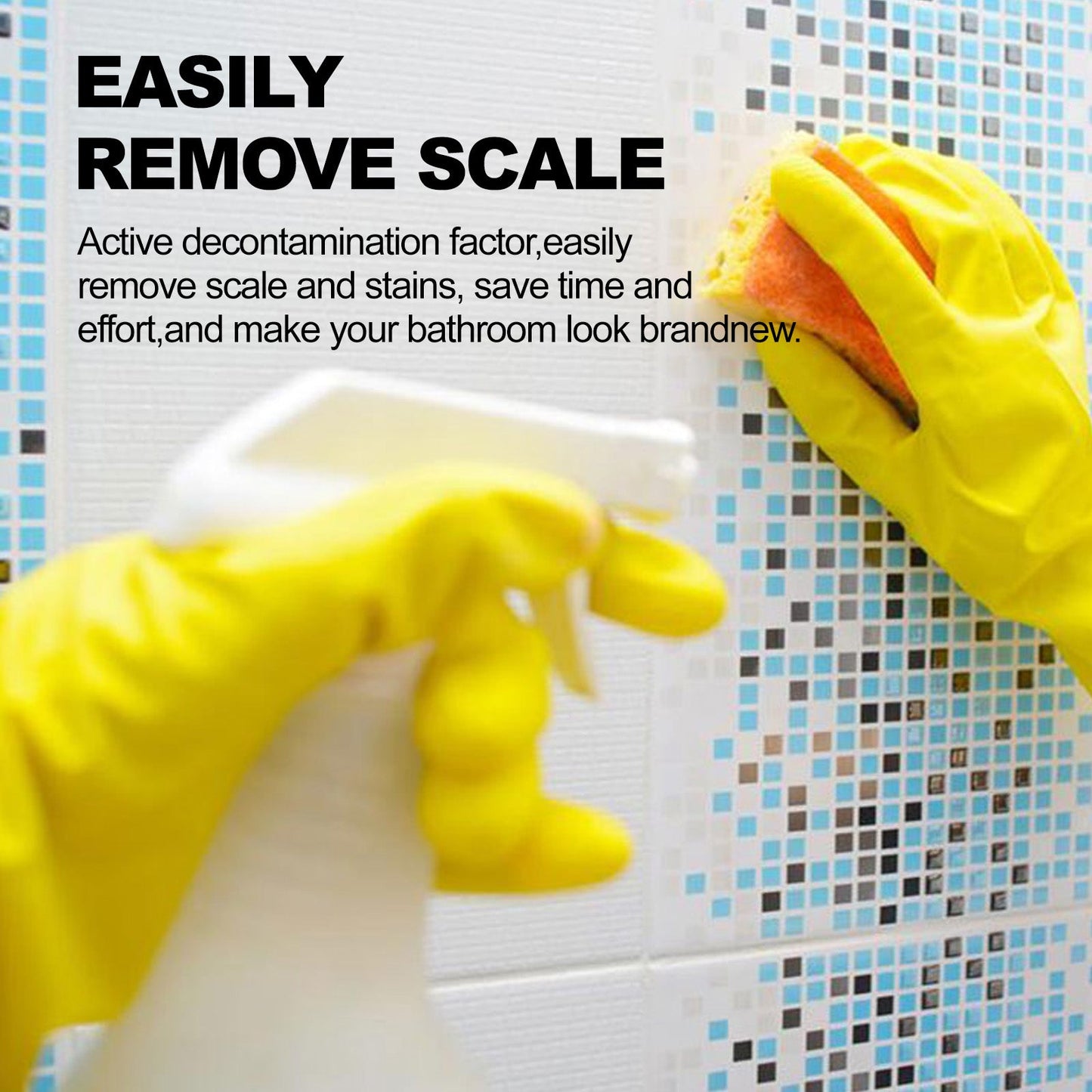 Power Bathroom Foamer, Toilet Tub Wash Basin Tile Decontamination Cleaning Spray - Korvel