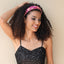 Baroque retro full set rhinestone sponge headband - Korvel