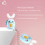U-shaped electric toothbrush children's rechargeable 2-6-12-year-old rechargeable baby toothbrush U-shaped little dinosaur child - Korvel