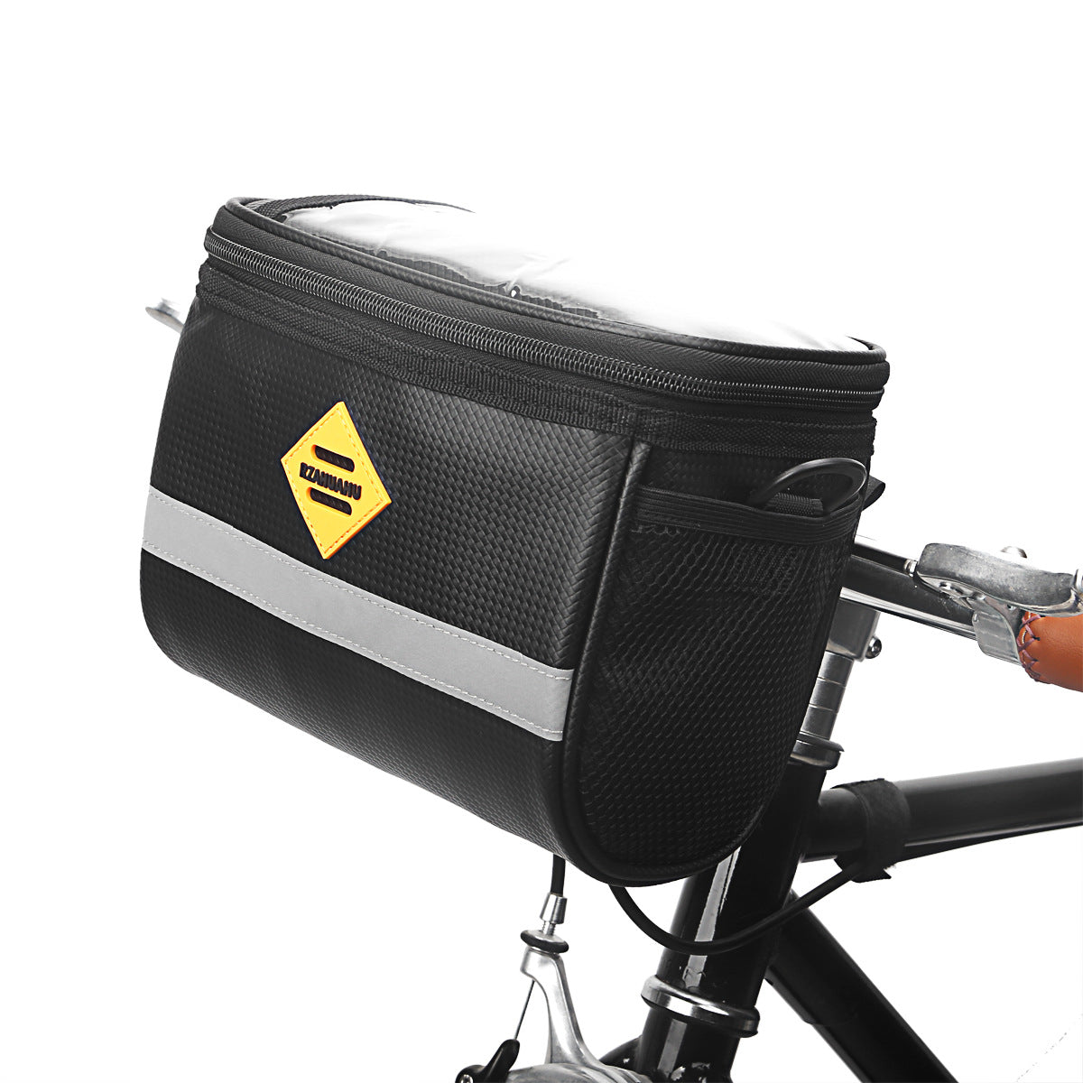 Folding Bicycle Handle Bag Large Capacity Waterproof Mountain Bike Front Bag Shoulder Bag Electric Vehicle Battery Bag - Korvel