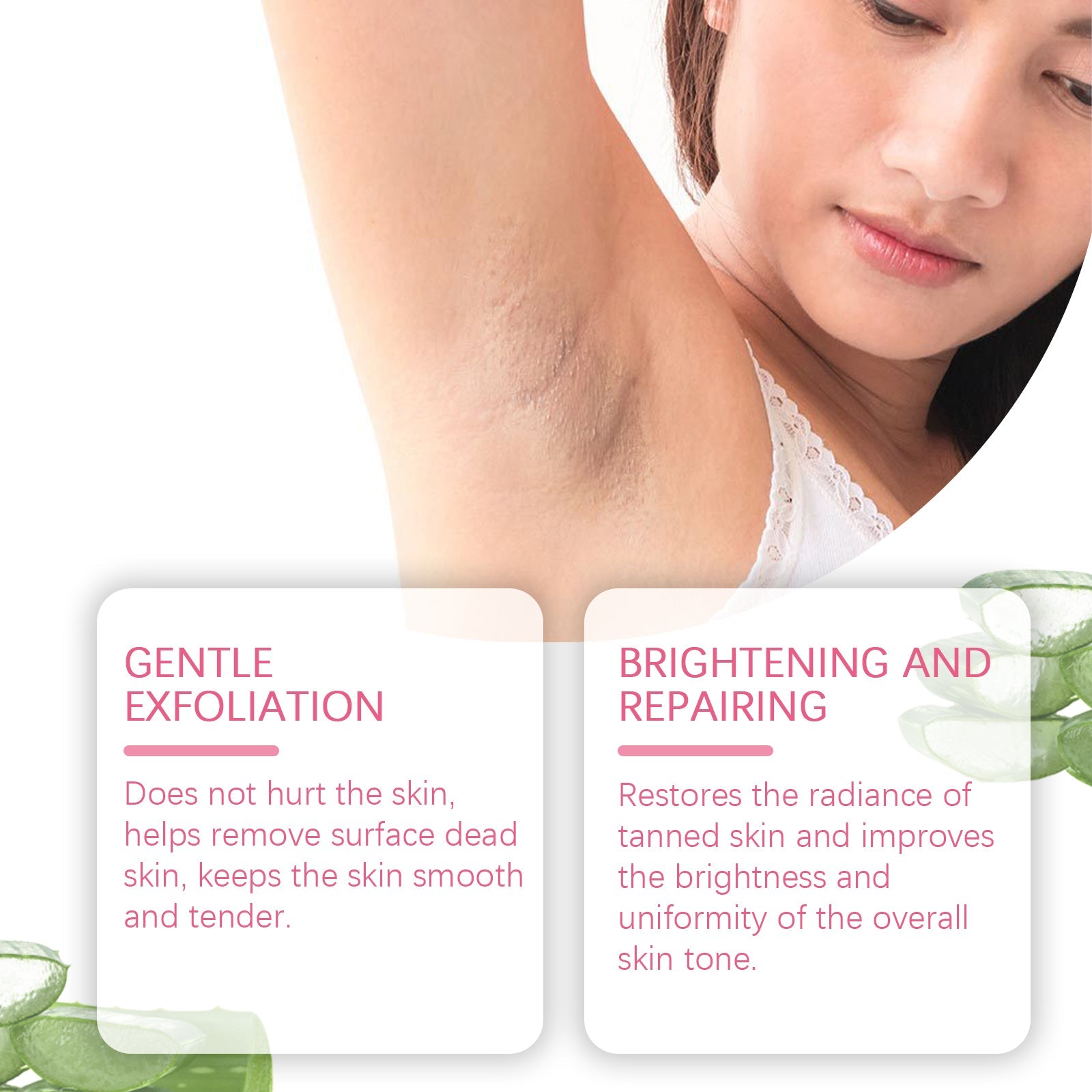 Body Cleansing Exfoliating Gel Delicate And Soft Brightening Skin Gentle Body Cleansing Exfoliating Gel - Korvel