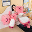 Super cute beaver long doll cute beaver headboard pillow super soft one-piece pillow gift - Korvel