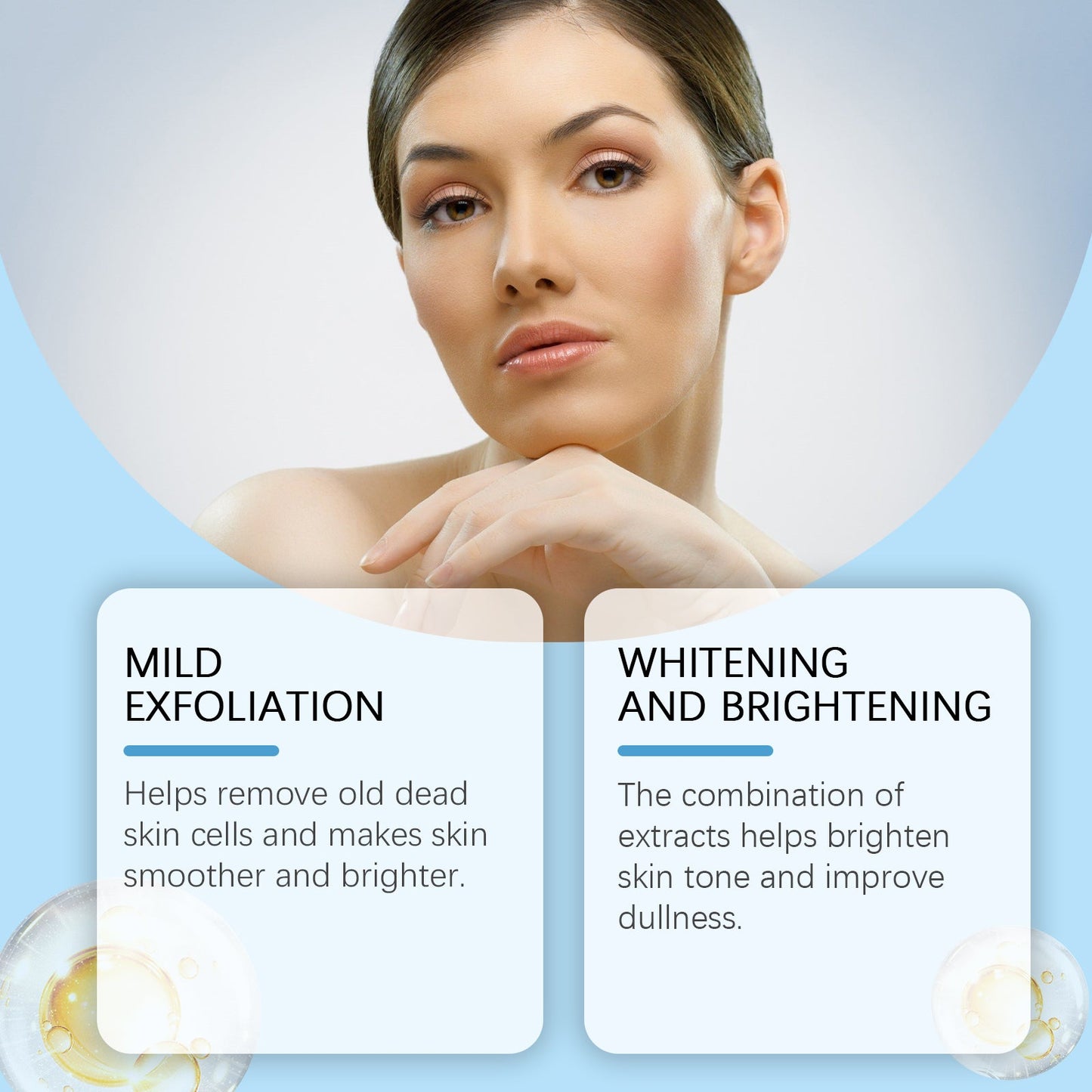 Exfoliating Essence, Effective In Softening Dead Skin, Brightening And Repairing Skin Smooth And Delicate Essence - Korvel