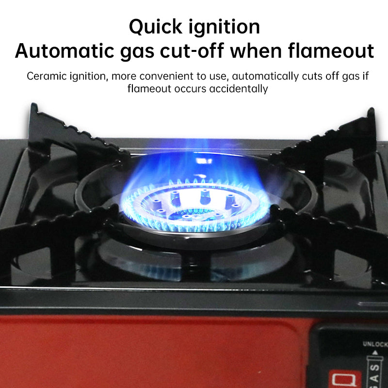 Single - burner Butane Camping Stove, windproof, adjustable, portable - Korvel