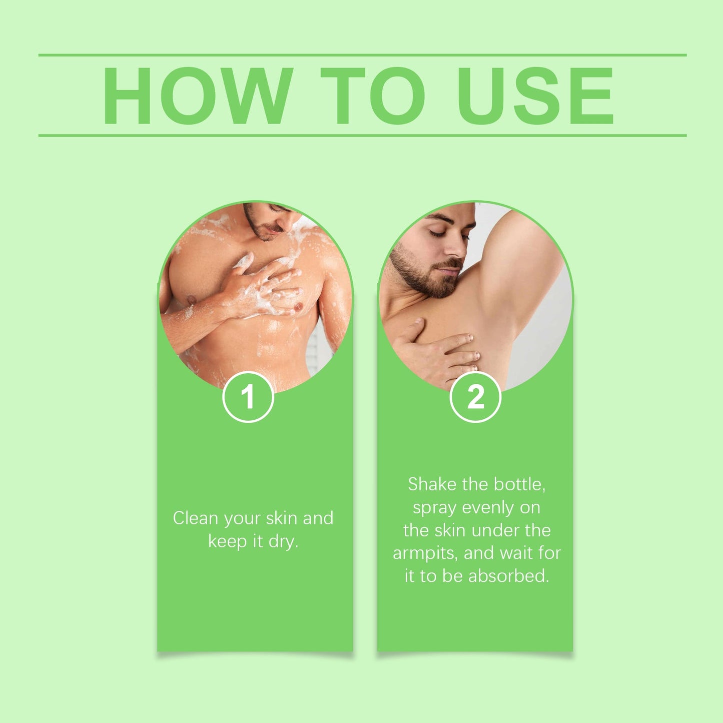 Underarm Treatment Spray, Lasting Fragrance Improve Body Odor Underarm Odor Clean And Moisturizing Body Care - Korvel