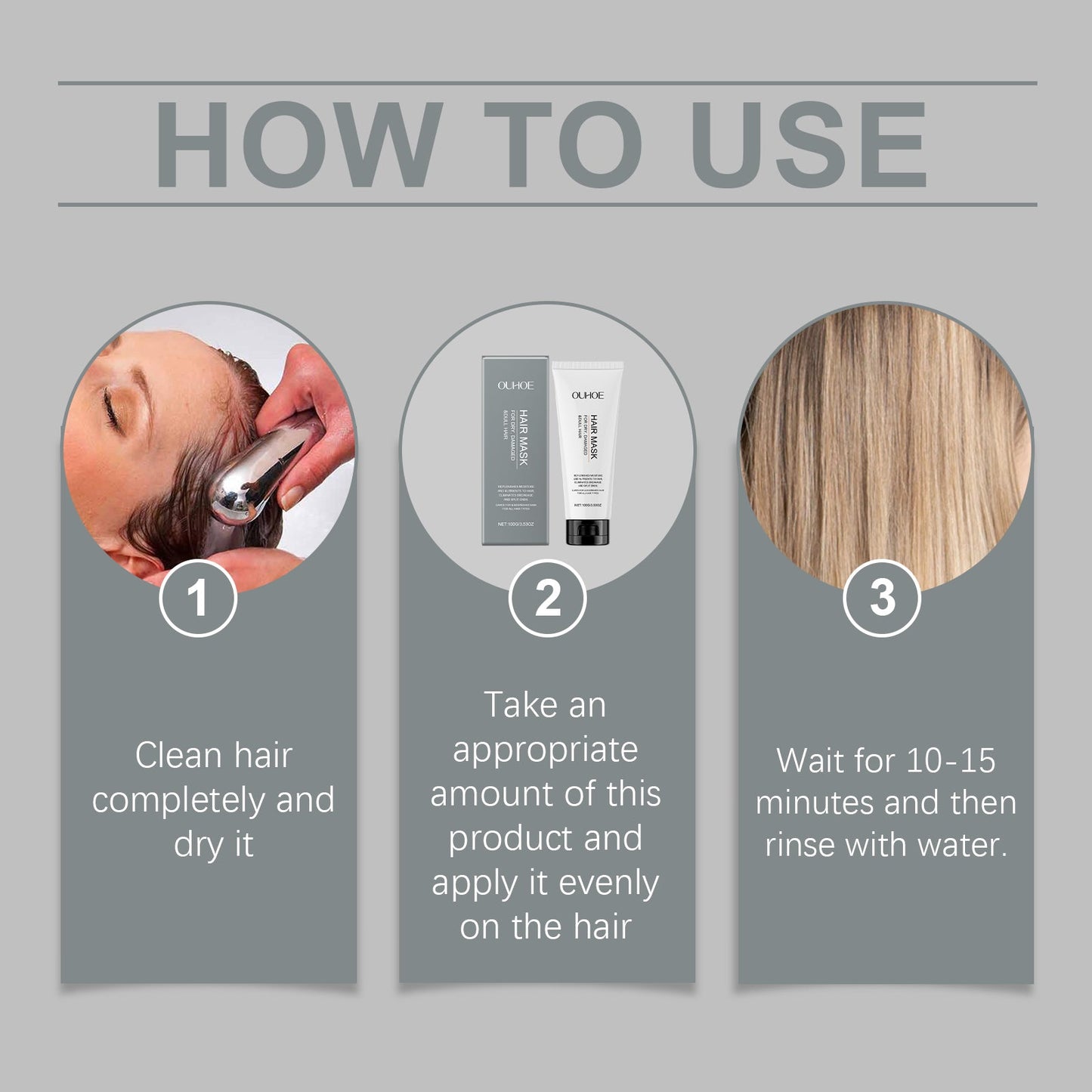 Premium Repair Hair Mask for Soft, Glossy Hair