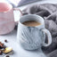 Elegant Gold Rimmed Ceramic Coffee Mug
