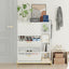 Shoe Cabinet with 3 Flip Drawers & Open Shelves, Modern Entryway Shoe Storage Cabinet Slim, Narrow Hidden Shoe Rack for Heels - Korvel
