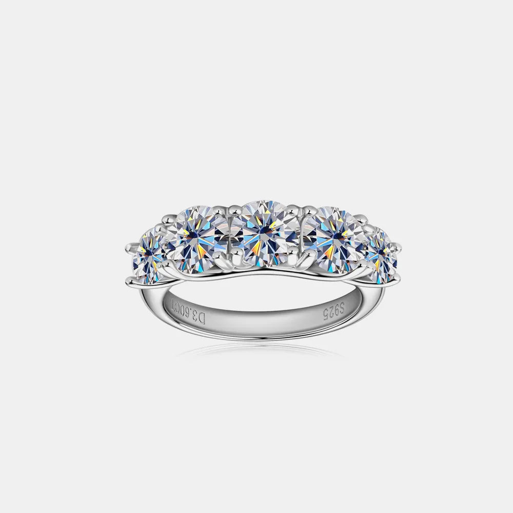 3.6 Carat Moissanite 925 Sterling Silver Ring - Korvel
