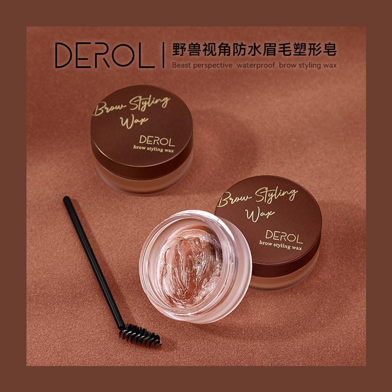 Eyebrow Shaping Cream Waterproof Quick-Drying Natural Wild Eyebrow Lasting Three-Dimensional Eyebrow Soap Eyebrow Shaping Wax - Korvel