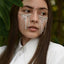 Hot tassel glasses frame no lens rhinestone glasses frame personality accessories female - Korvel