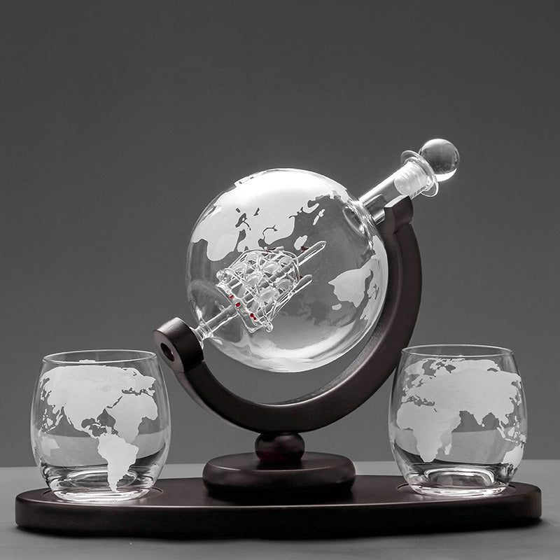 Creative Globe Decanter Set - Korvel