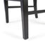 Chaises de salle à manger en bois d'acacia Roshan Farmhouse, noires (ensemble de 2)