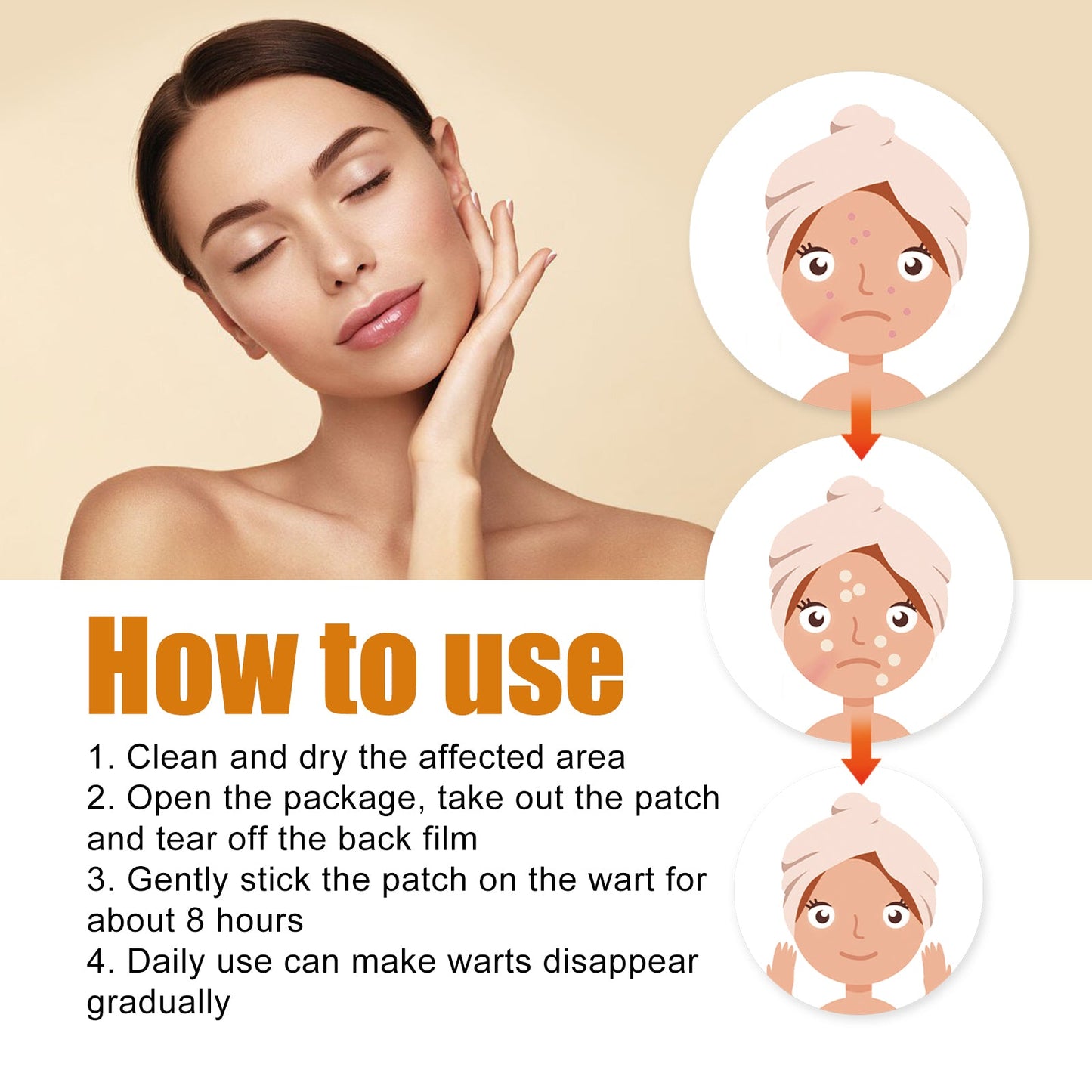 Premium Mole Label Repair Patch for Skin Care
