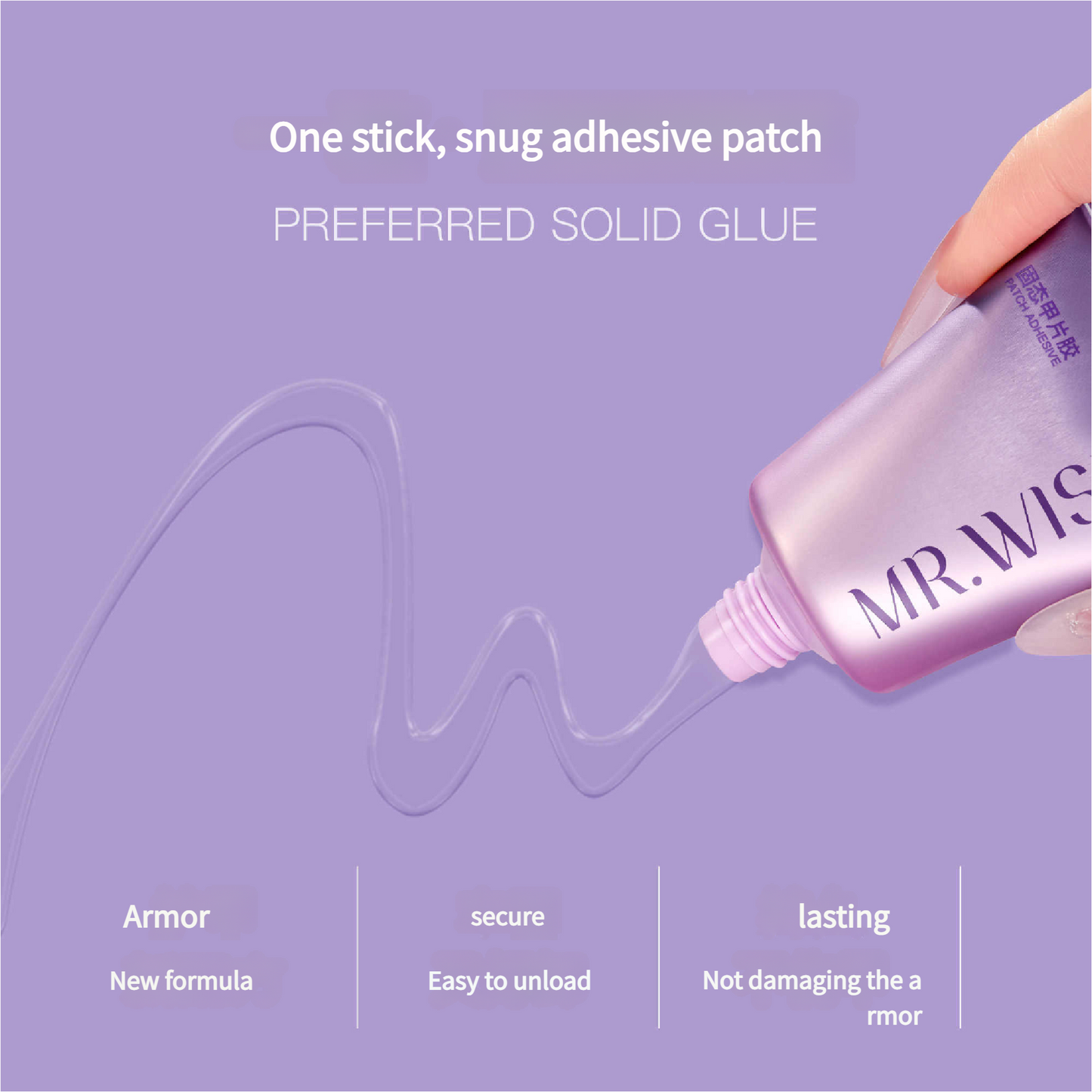 Mr. Wish Solid Glue: Premium Adhesive for Nail Extensions