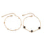 Double Layer Flower Petal Anklet - Elegant Foot Chain