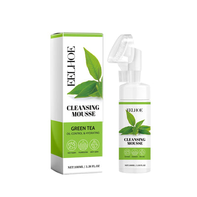 Mousse Nettoyante au Thé Vert - Nettoyant Visage Rafraîchissant