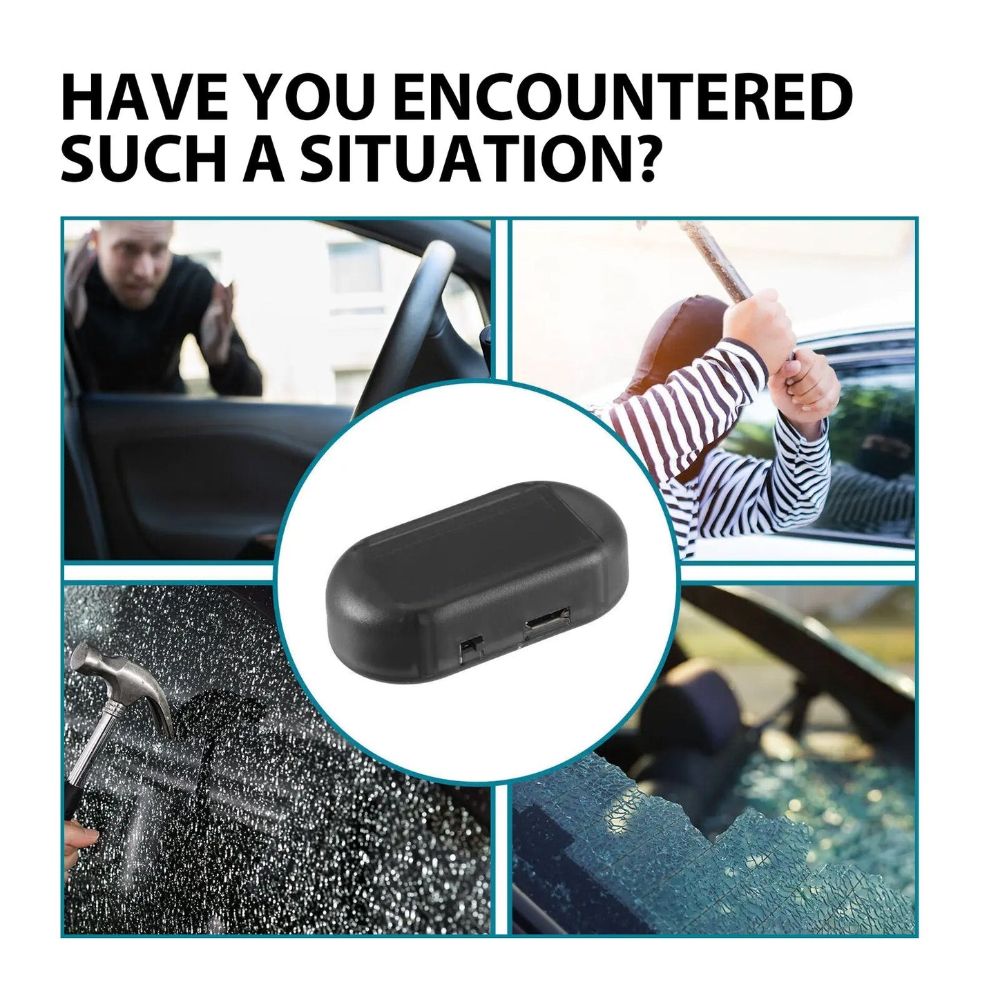 Premium Anti-Theft Car Alarm Light with Induction Technology