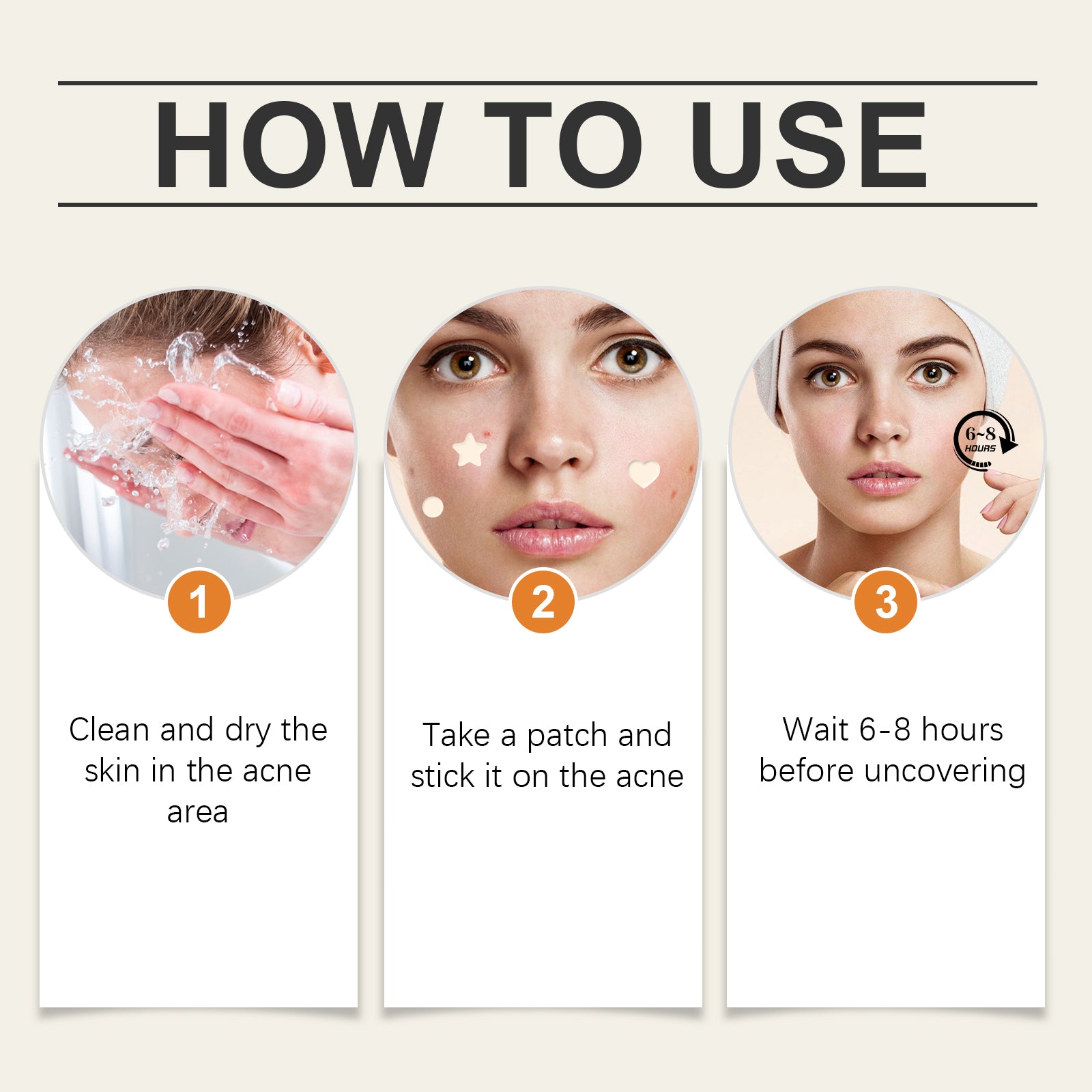 Acne Patch Care Series Gentle Cleansing Acne Facial Invisible Patch - Korvel