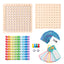 Children's early education puzzle multiplication mnemonic 1-100 hundred number board toy - Korvel