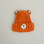 Autumn and winter children warm knitted hat cute bear candy color woolen hat Korean male and female baby warm hat trend - Korvel