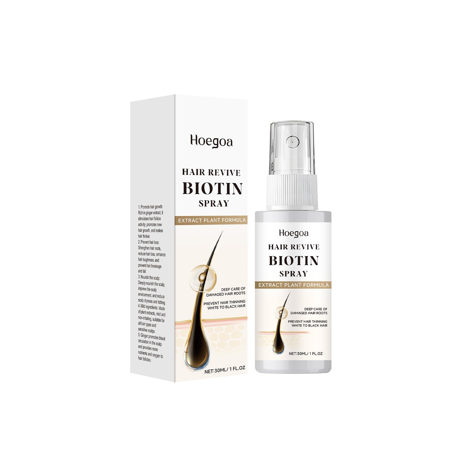 Hair Care Spray Herbal Ingredients Gently Nourishes Hair, Softens And Brightens Hair Care Spray - Korvel