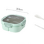 Classic Portable Microwaveable Salad Box with Cutlery