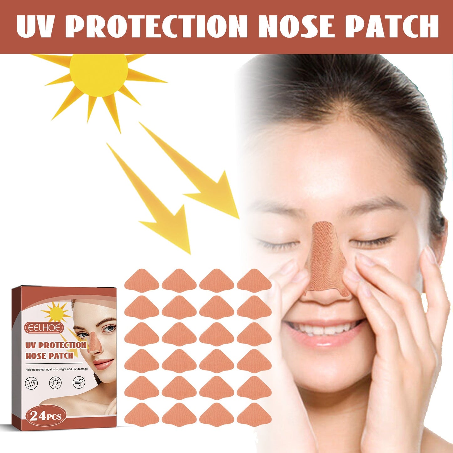 Patch nasal protecteur respirant pour un confort en extérieur