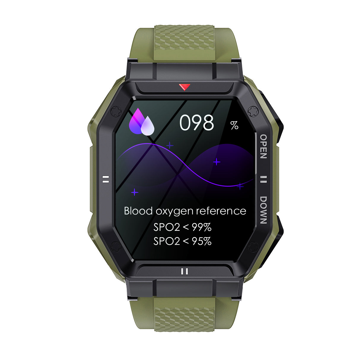 K55 outdoor three-proofing smart watch 1.85-inch large screen Bluetooth phone large battery dynamic heart rate - Korvel