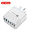 3PD+3USB mobile phone charger fast charging travel charger charging head - Korvel