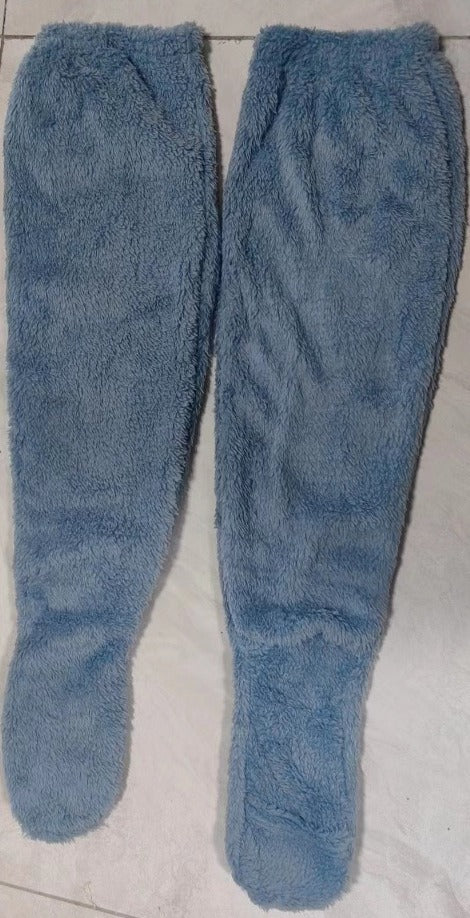 Calcetines de rodilla de felpa acogedora para la comodidad invernal
