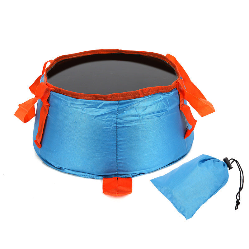 Seau pliant portable pour extérieur - Réservoir d'eau grande capacité