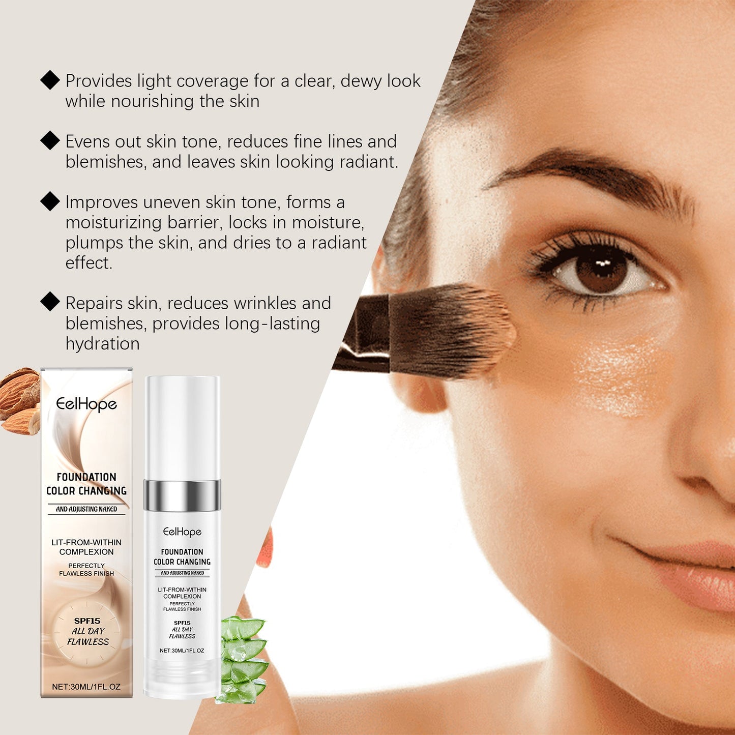 Warm Change Concealer Foundation for a Flawless Finish