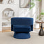 Swivel Barrel Chair, Velvet Accent Armchair 360 Degree Swivel Club Chair for Living Room Bedroom Reception Room - Korvel