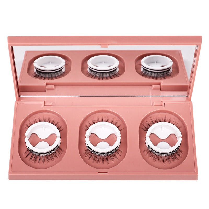Self-Adhesive False Eyelashes - Natural Look, Three Pairs