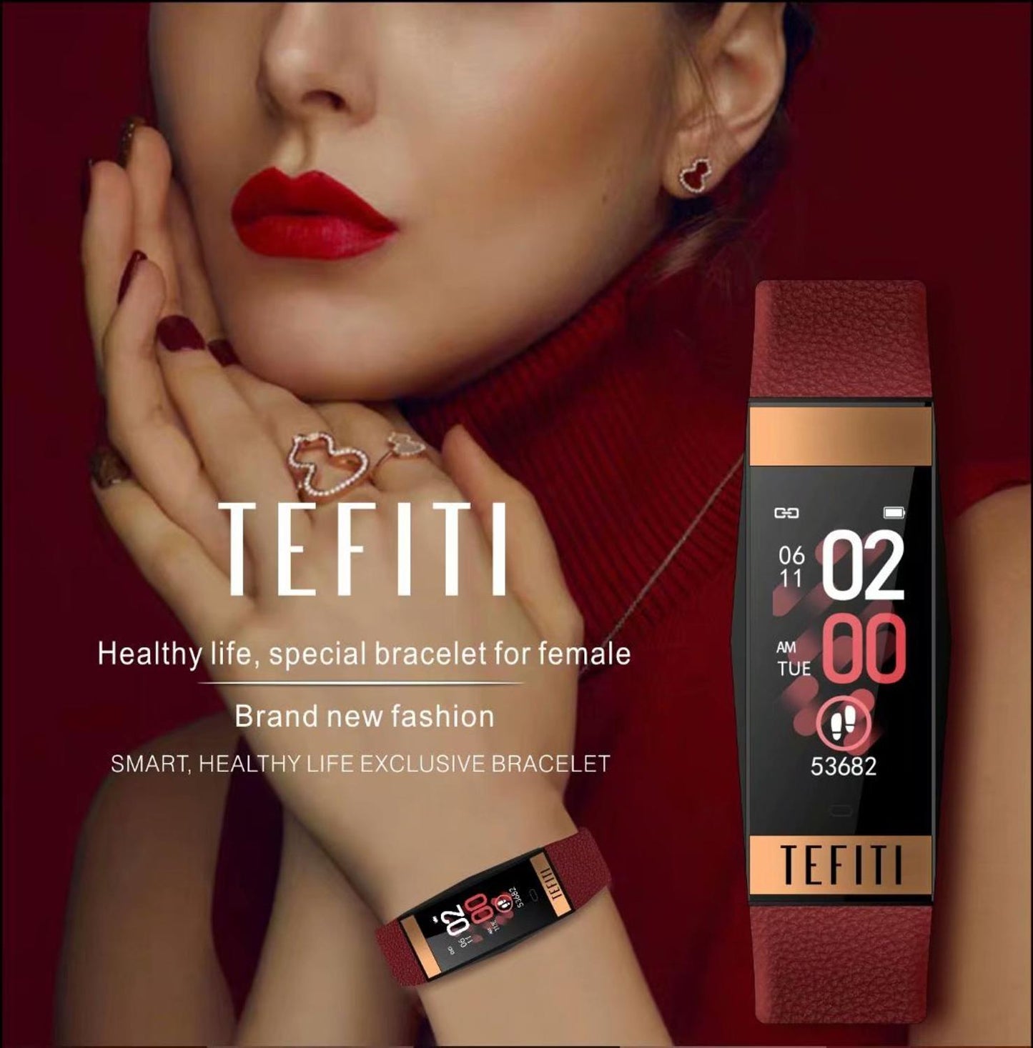 E78 Smart Fitness Tracker for Men and Women - IP68 Waterproof