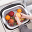 Household Multifunctional Folding Chopping Board Household Japanese Folding Board 3 In 1 All Vegetable Washing Storage - Korvel