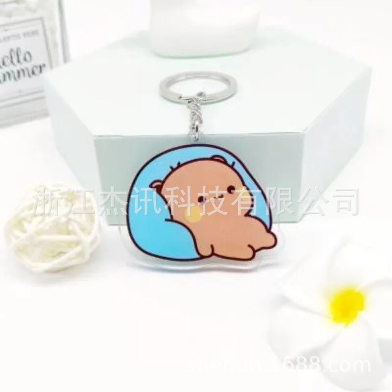 Porte-clés en pendentif Panda Géant Bubudu Cartoon Mignon