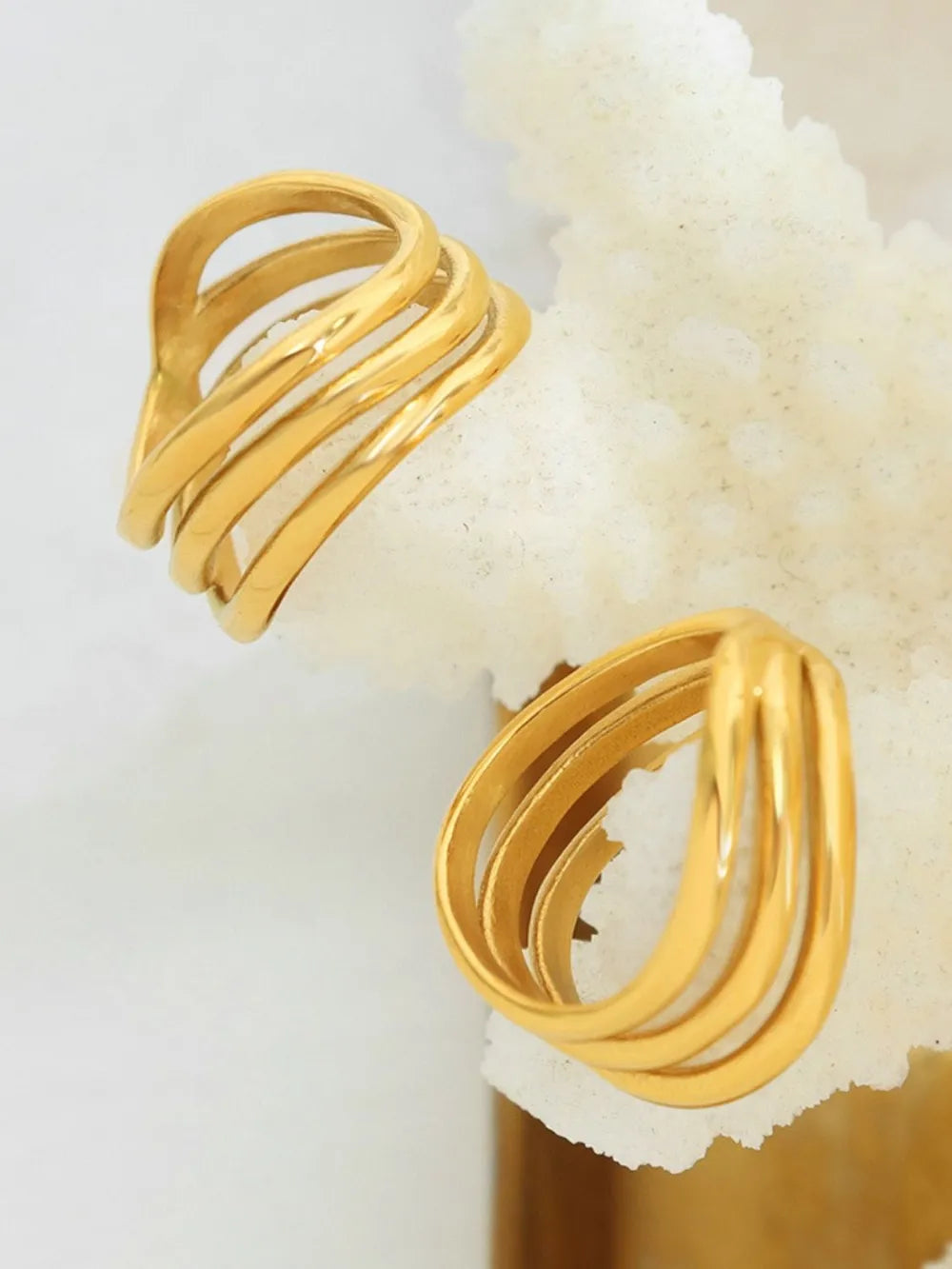 Non fading personalized fashionable light luxury versatile ring accessories for women - Korvel