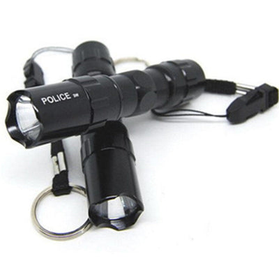 Mini lampe de poche LED - Torche étanche et zoomable