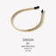 Minimalist metal spring hair clip fine hairpin head clip - Korvel
