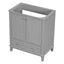 30-Inch Gray Bathroom Vanity Base Only