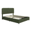 Hydraulic Storage Bed with RGB LED Lights and Bluetooth Speaker