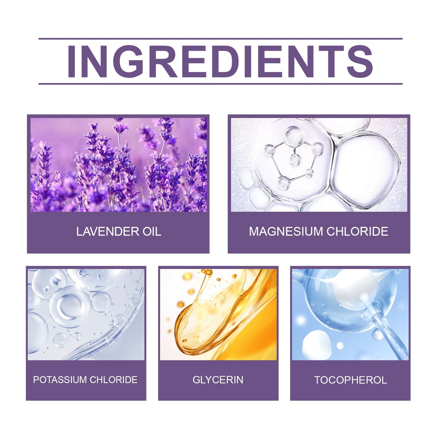Lavender Essential Oil Magnesium Bath Tablets Moisturize And Cleanse The Body, Refreshing And Lasting - Korvel