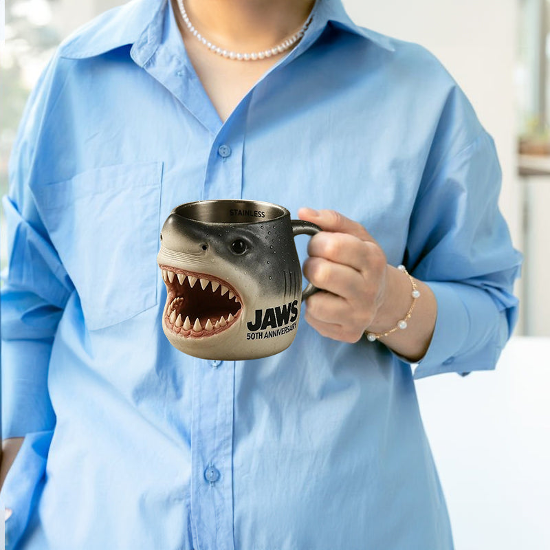3D Shark Mug - Ocean-Themed Decor Gift for Fans & Collectors - Korvel