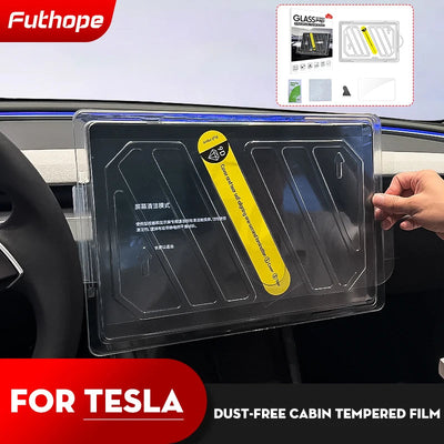Futhope Tempered Glass Screen Protector for Tesla Model 3/Y 2021-2024