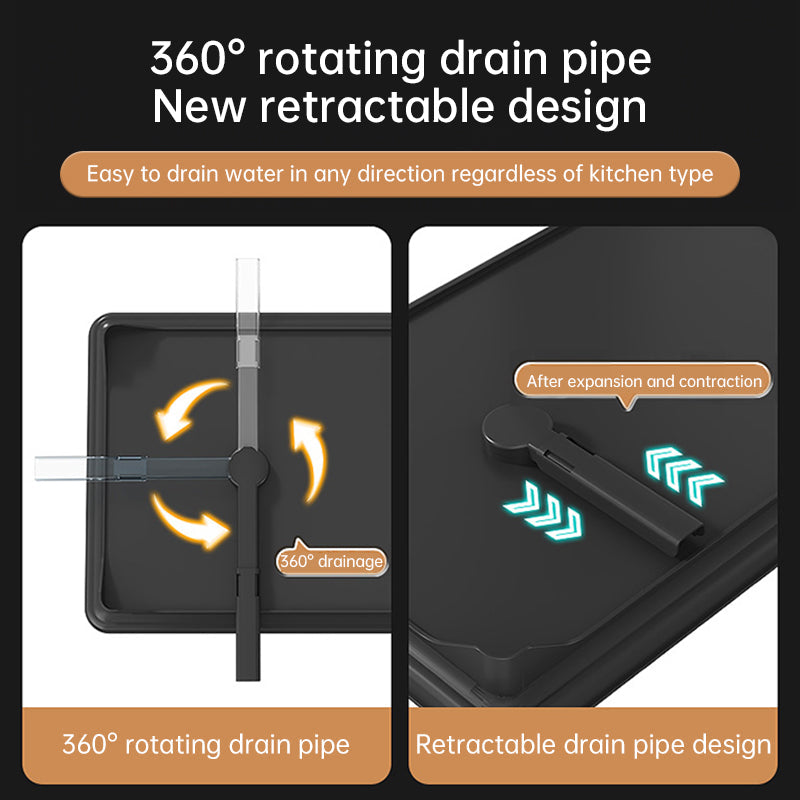 2024 Adjustable Stainless Steel Kitchen Dish Drying Rack