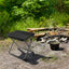 Tabouret pliant portable premium pour un confort en extérieur